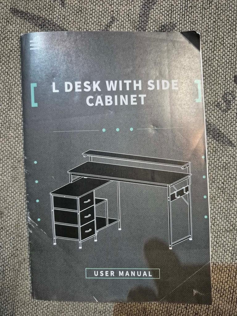 Nieuw Bureau L-Vorm, Huis en Inrichting, Ophalen of Verzenden, Nieuw
