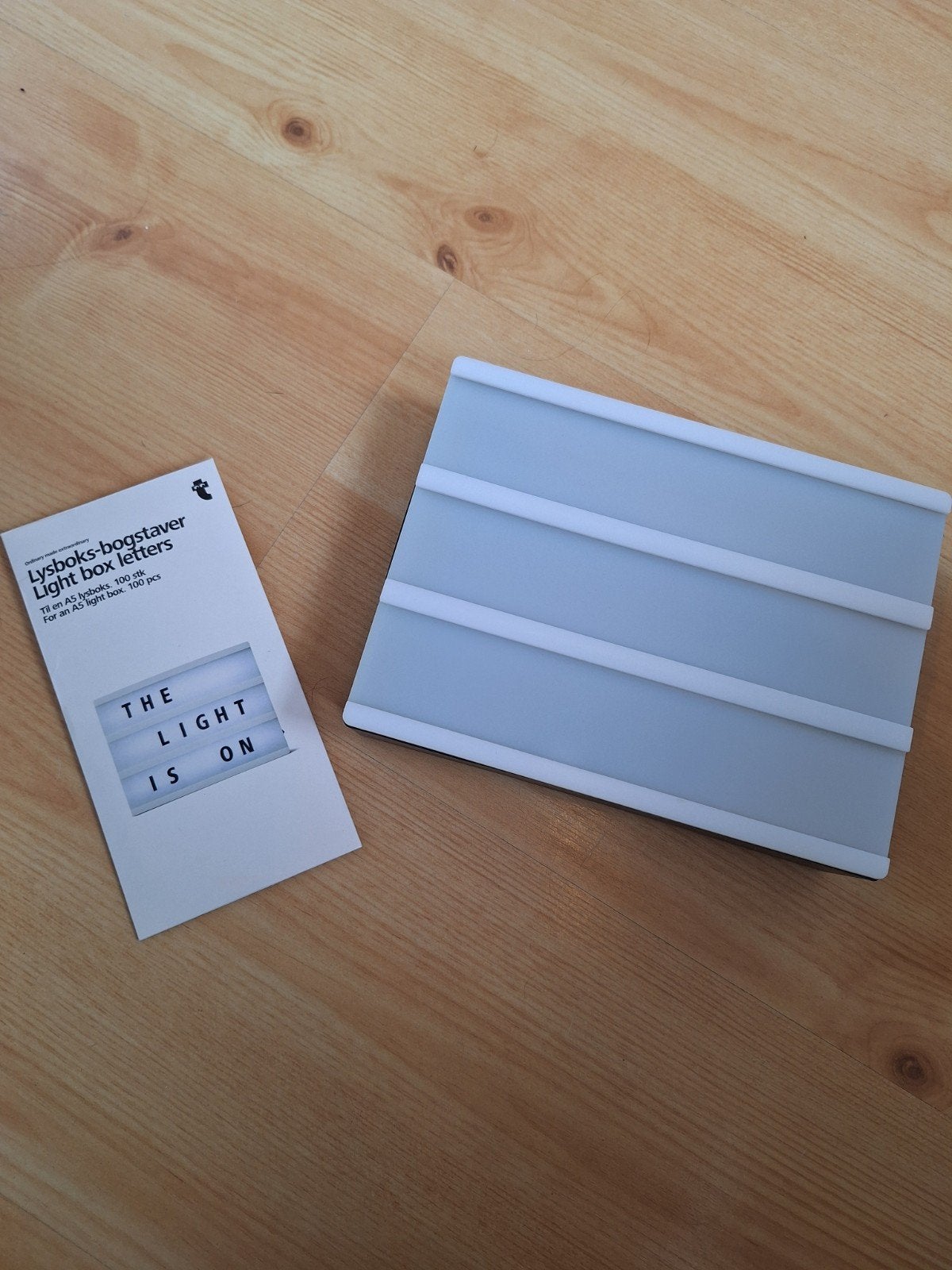 Lightbox met letters, Huis en Inrichting, Woonaccessoires | Tekstborden en Spreuken, Tekstbord, Gebruikt, Personaliseerbaar, Ophalen of Verzenden