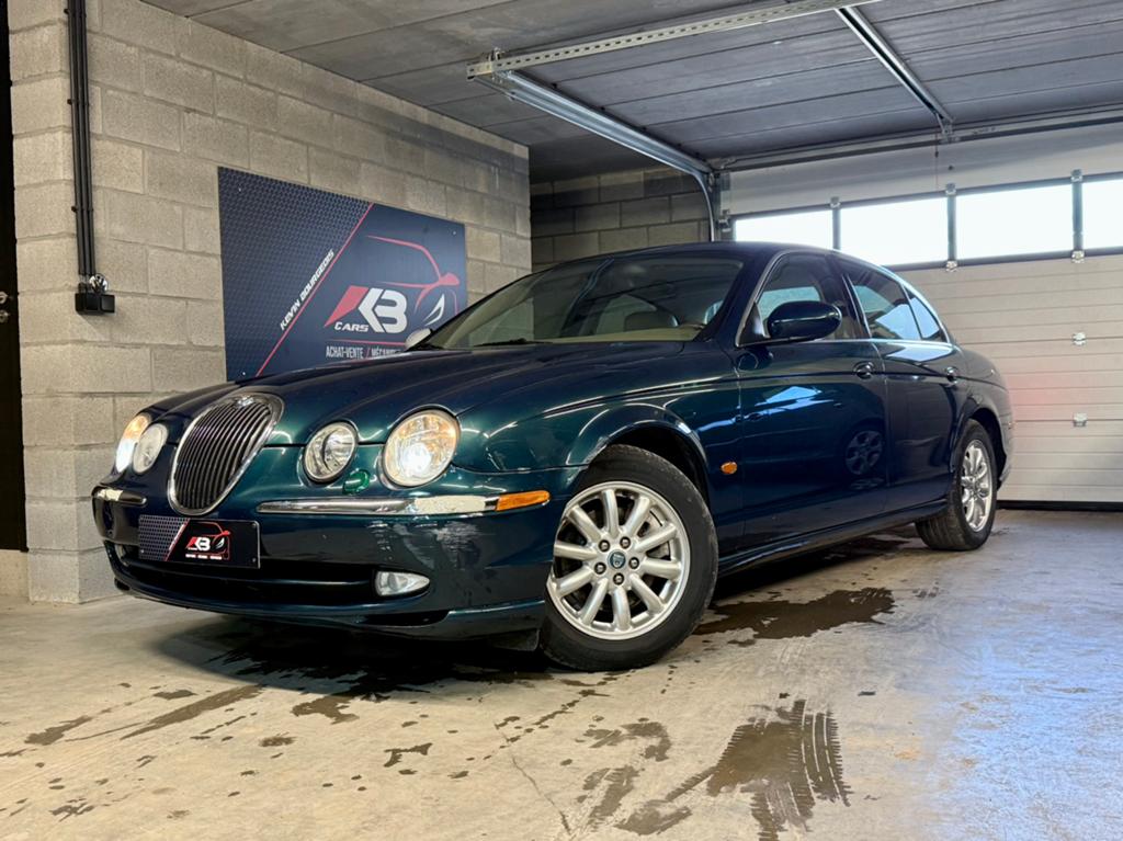 Jaguar S-Type • 3L V6 238PK Benzine • 154.000 km • 2002, Auto's, Automaat, Achterwielaandrijving, Beige, 175 kW