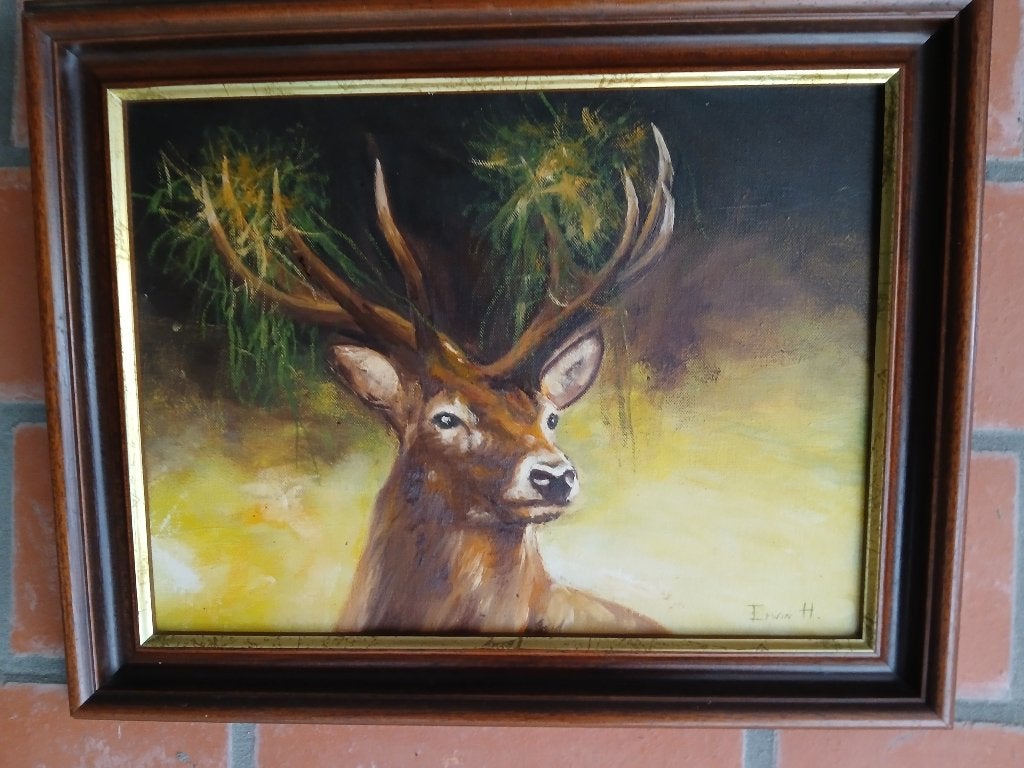 Jacht schilderij, Antiquités & Art, Art | Peinture | Classique, Peinture acrylique, Enlèvement, Toile, Réaliste