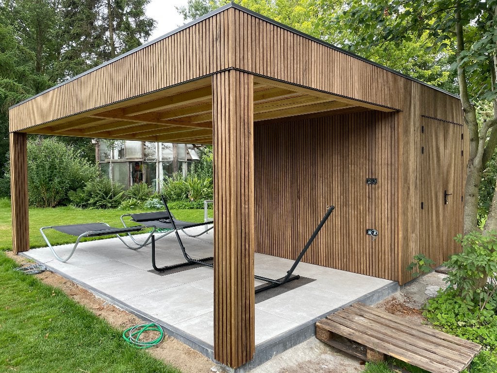 strak modern bijgebouw, Jardin & Terrasse, Verrières, Enlèvement, Neuf, Autres types