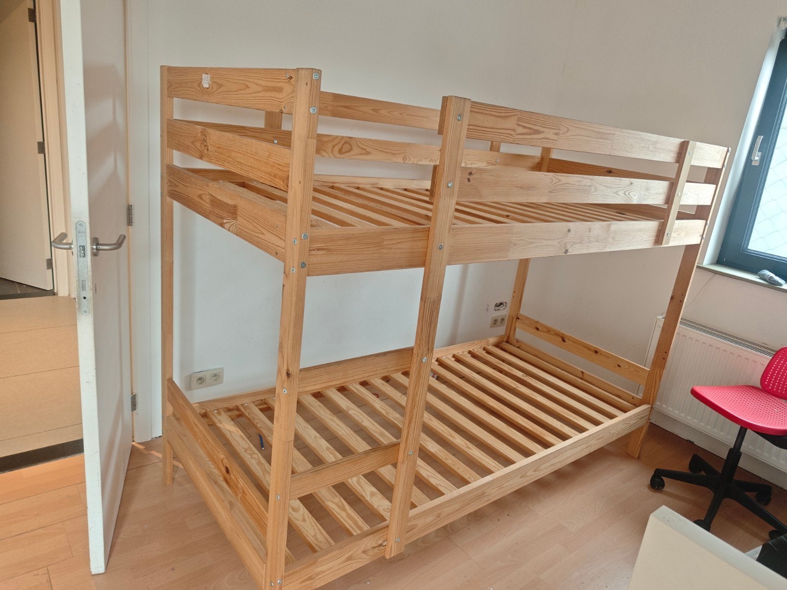 hoogslaper zonder matrassen, Huis en Inrichting, Ophalen, 200 cm, 90 cm, Hoogslaper