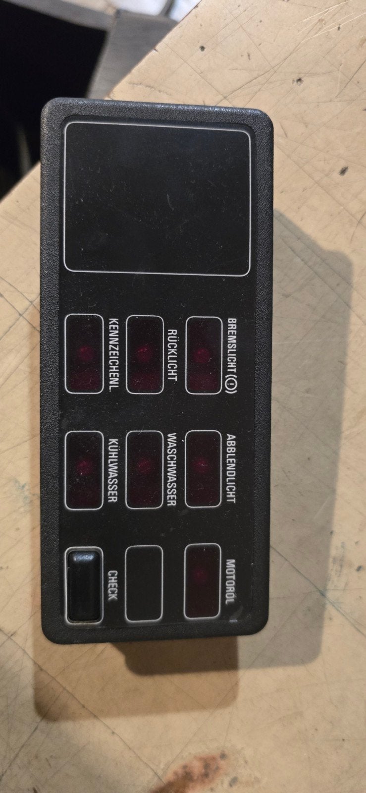 BMW E30 Check Control Paneel - Origineel Hella, Auto-onderdelen, Ophalen, Gebruikt, BMW