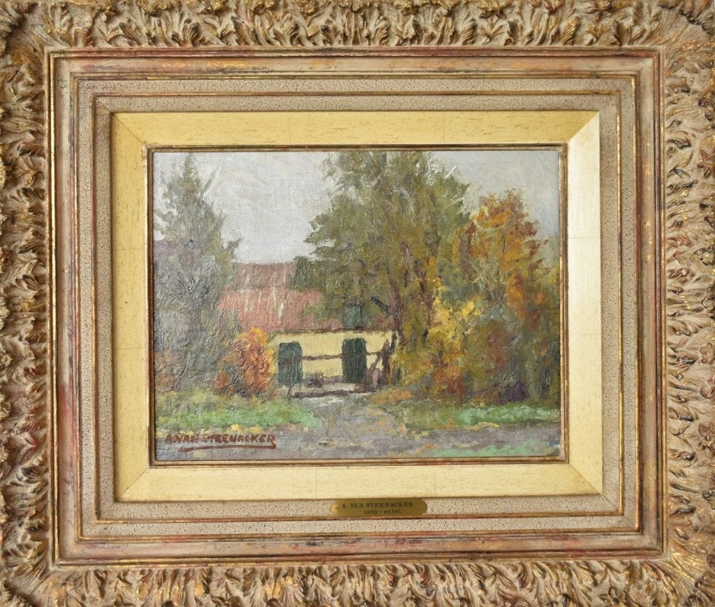 VAN STEENACKER Auguste (1890-1965), Antiquités & Art, Art | Peinture | Classique, Enlèvement ou Envoi, Panneau