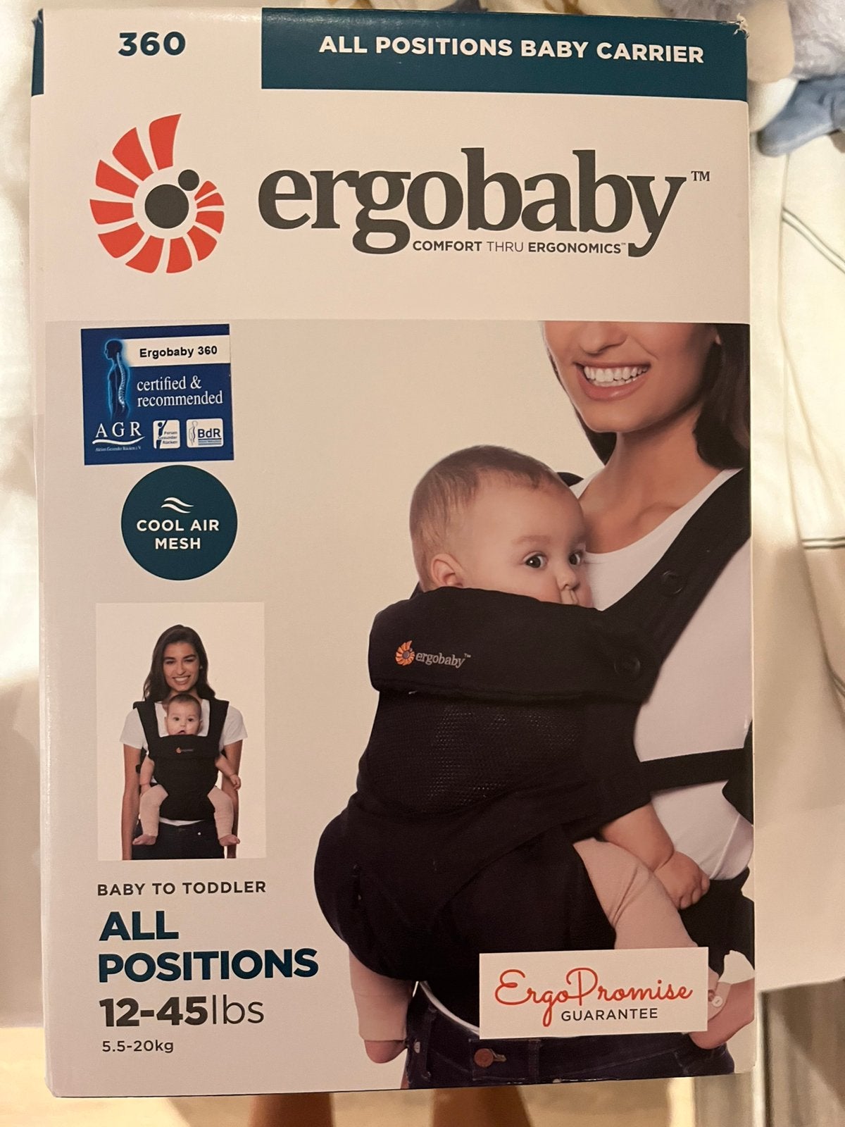 Draagzak ergobaby, Kinderen en Baby's, Babydragers en Draagdoeken, Ophalen, Zo goed als nieuw, Draagzak