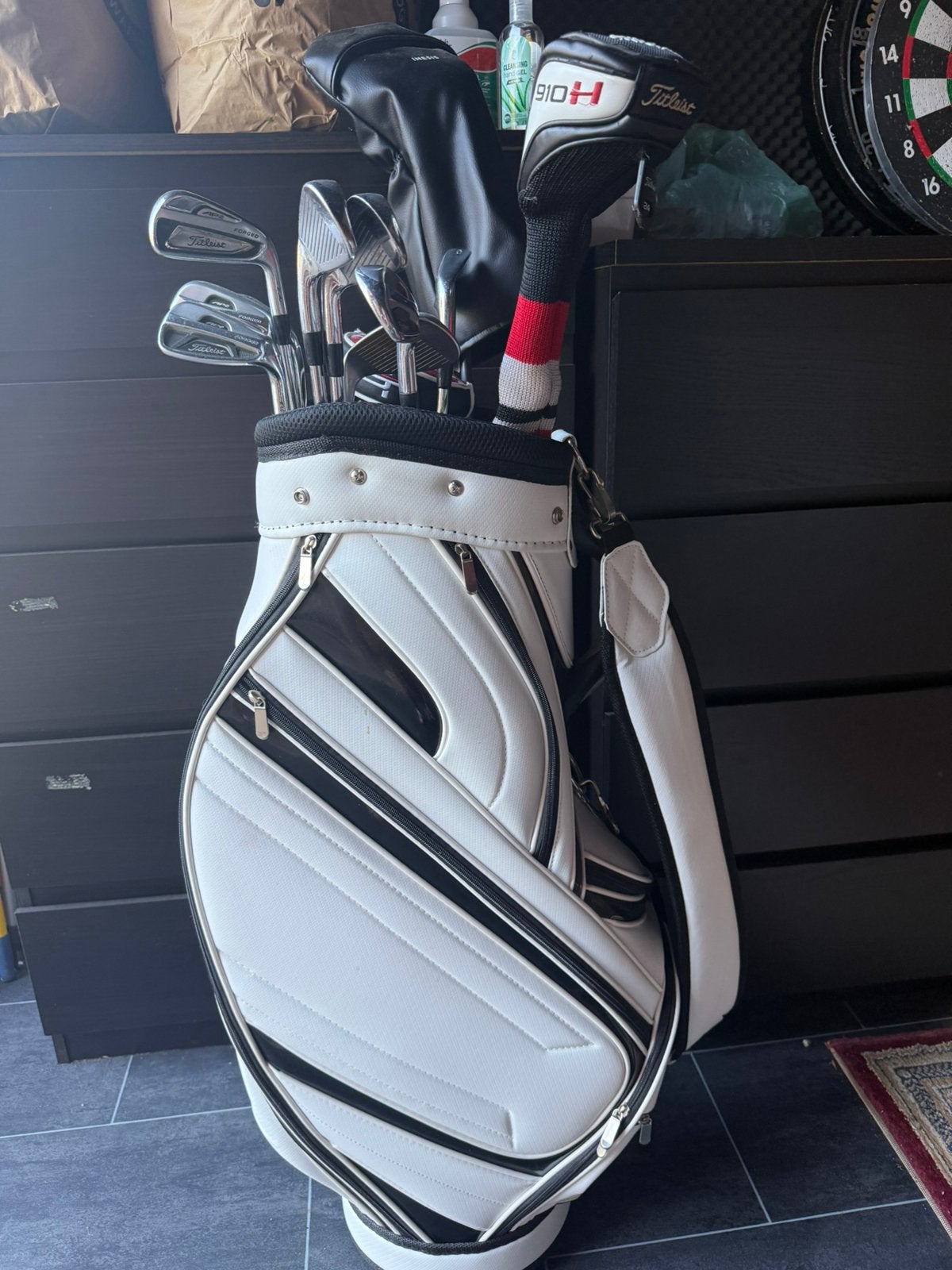 Complete golf set Titleist inclusief tas, Ophalen of Verzenden, Zo goed als nieuw, Club
