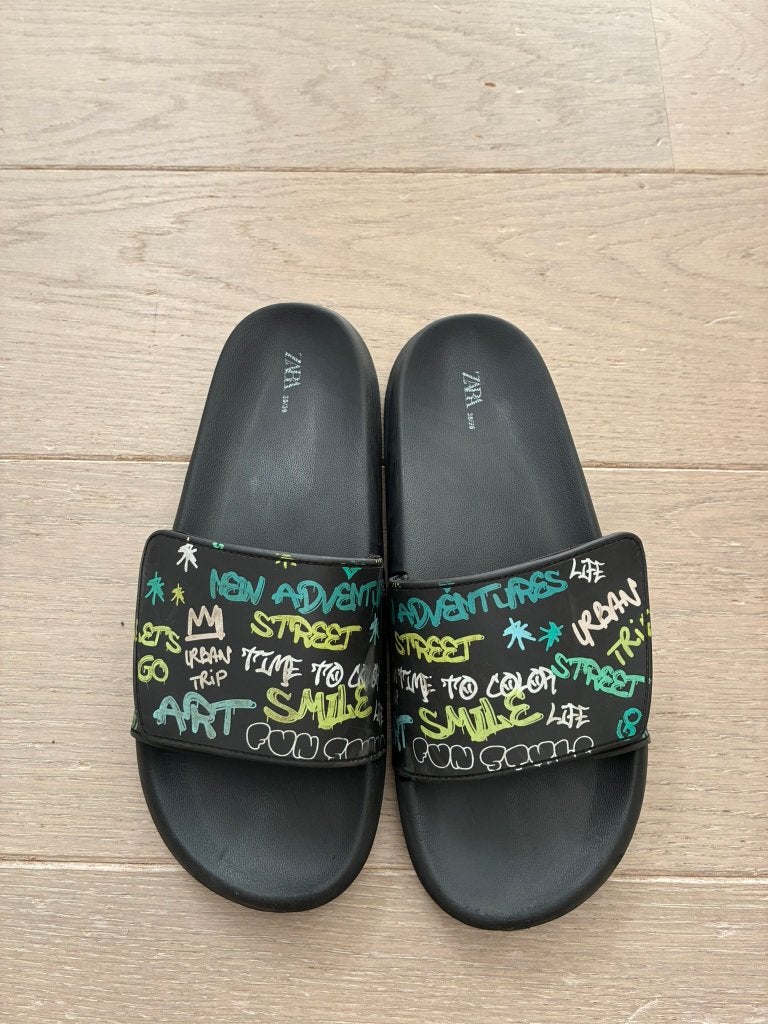 Slippers van Zara (Maat 38/39), Gebruikt, Jongen of Meisje, Overige typen, Ophalen of Verzenden