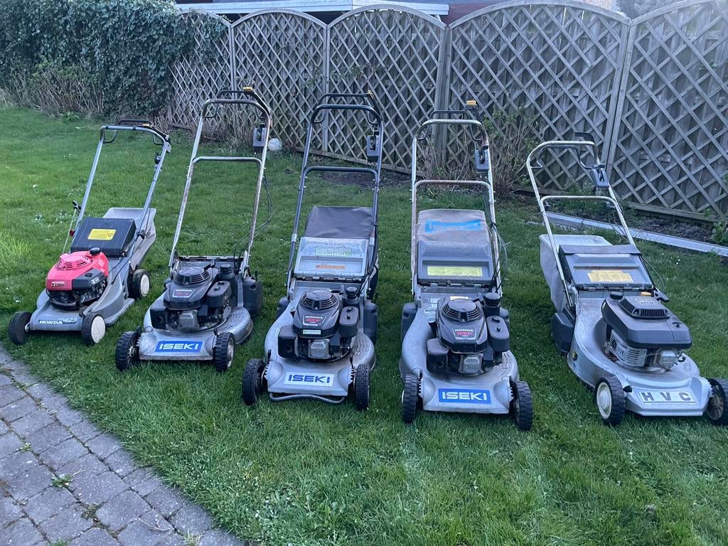 Grasmaaiers Iseki en honda, Tuin en Terras, Ophalen, Gebruikt, 50 cm of meer, Kooimesmaaier