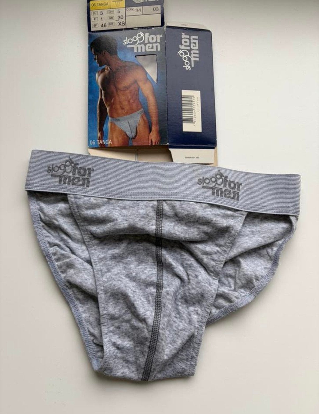 Tanga Sloggi for Men Nieuw, Kleding | Heren, Ondergoed, Verzenden, Grijs, Slip