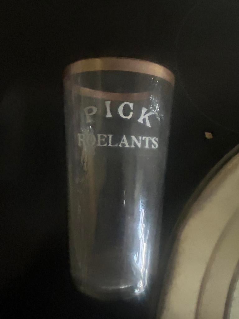 Gezuurd glas pick roelants, Enlèvement, Utilisé, Verre ou Verres, Autres marques