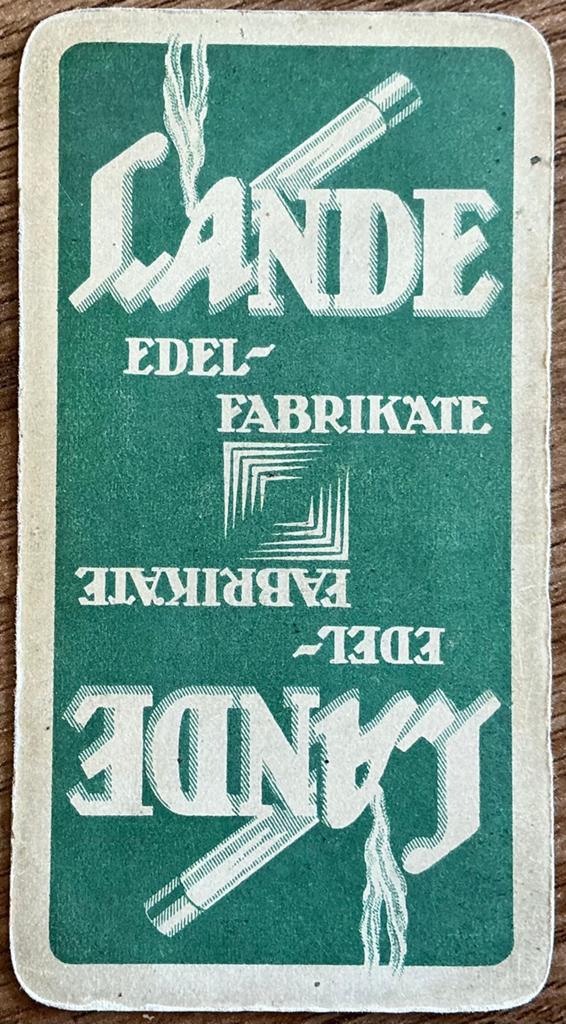 Speelkaart CIGARETTEN CANDE/EDEL-FABRICATE, Collections, Enlèvement ou Envoi, Comme neuf, Carte(s) à jouer