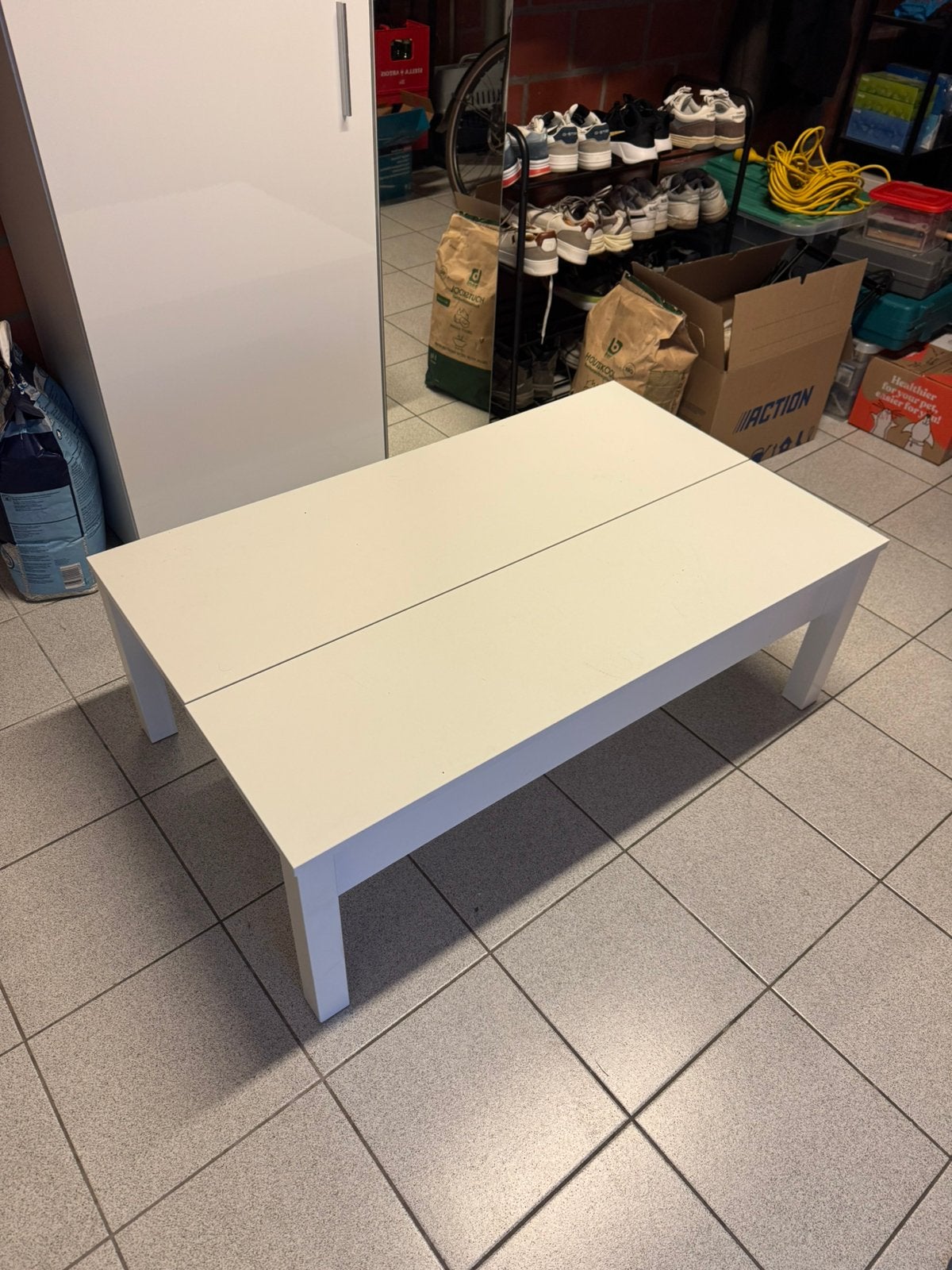 Salontafel (uitklapbaar), Ophalen, Zo goed als nieuw, Rechthoekig