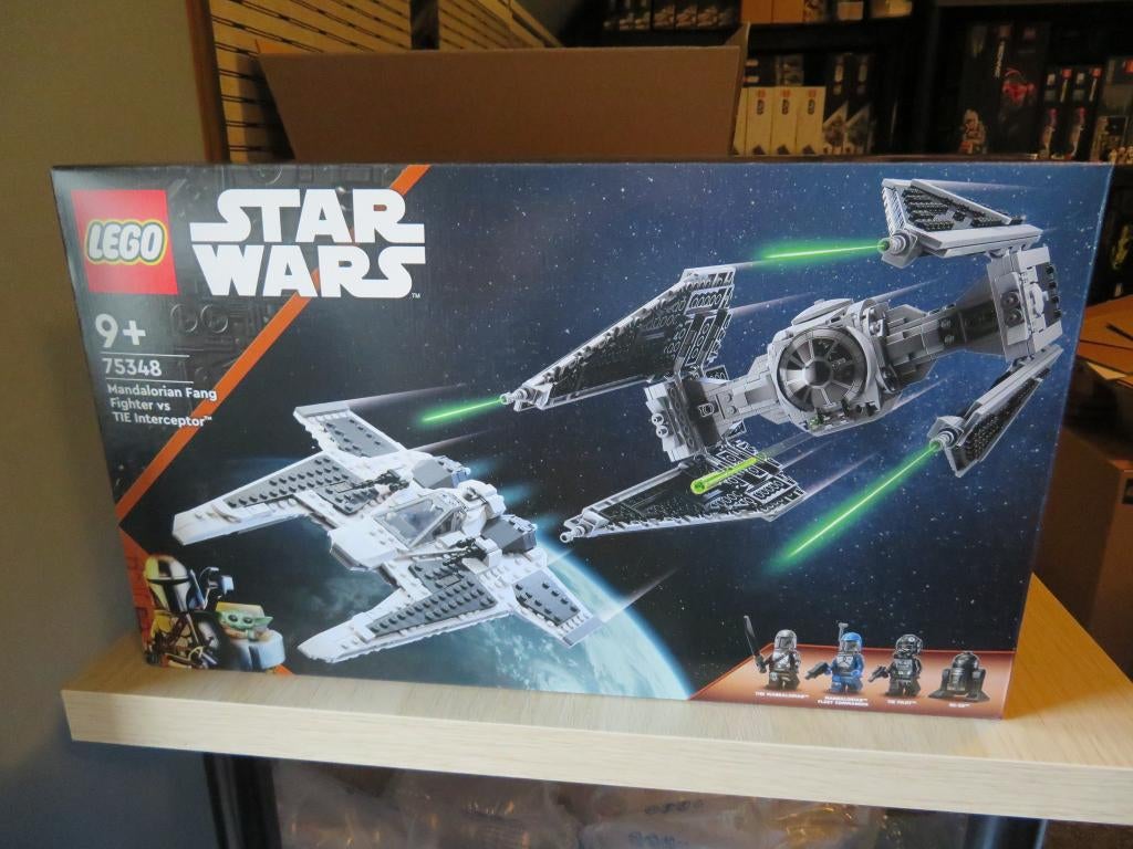 Lego Star Wars 75348 Mandalorian Fighter vs. TIE Interceptor, Star Wars, Lego, Nieuw, Ophalen of Verzenden
