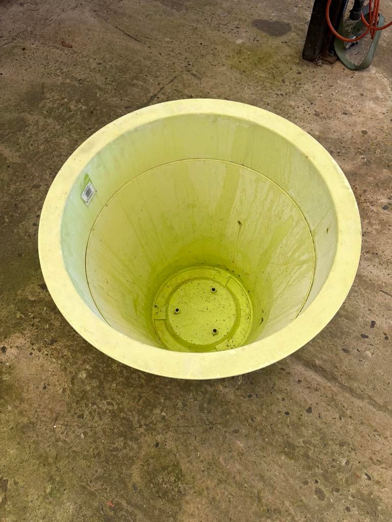 Grote fluo bloempot(60cm), Tuin en Terras, Ophalen, Zo goed als nieuw