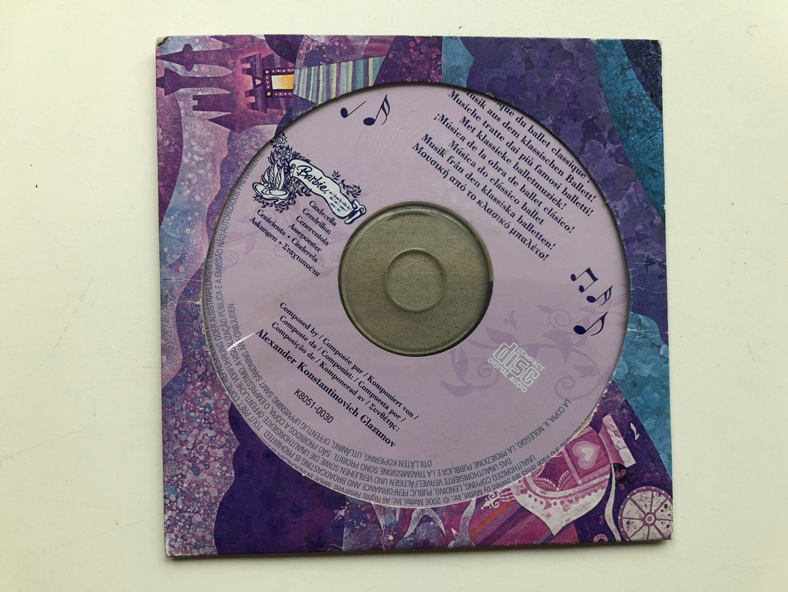 CD Barbie Assepoester met klassieke balletmuziek, Ophalen of Verzenden, Nieuw, Barbie
