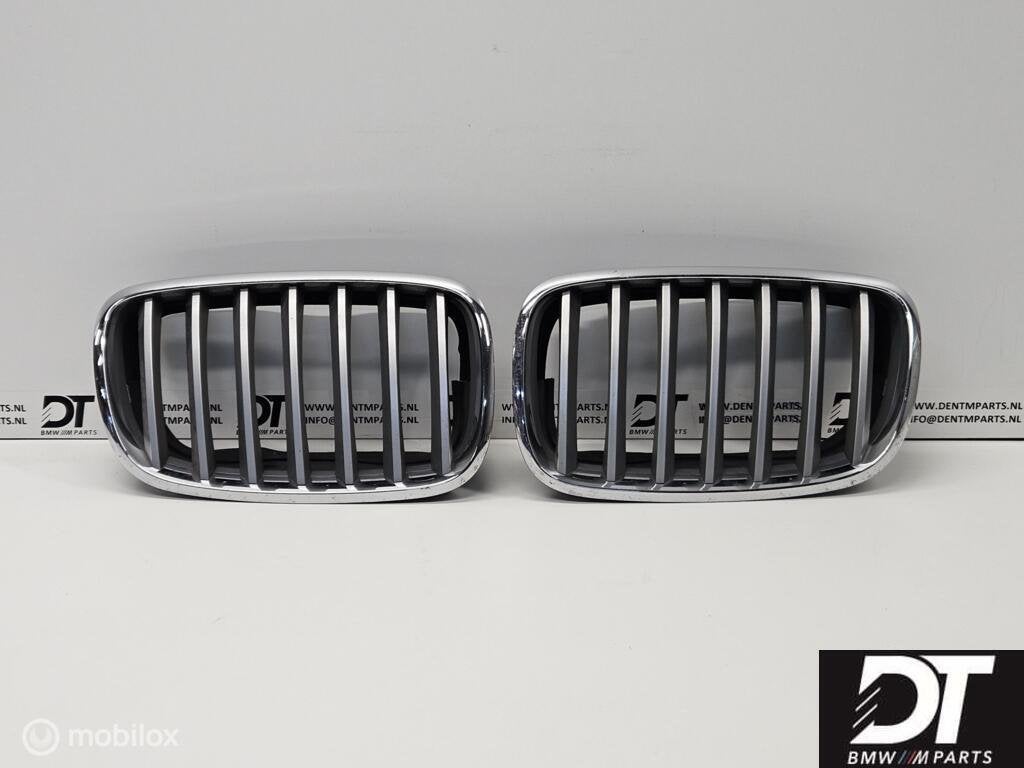 Grille set TITAN BMW X5 E70 X6 E71 51137185223 51137185224, Gebruikt, Ophalen of Verzenden, BMW, BMW