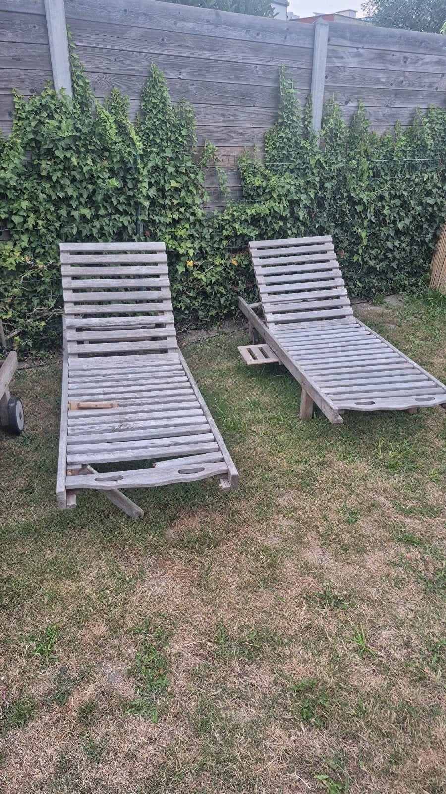 Teak ligzetels, Tuin en Terras, Ophalen