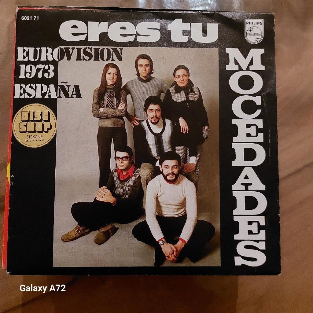 mocedades eres tu, Gebruikt, 7 inch, Single, Ophalen of Verzenden
