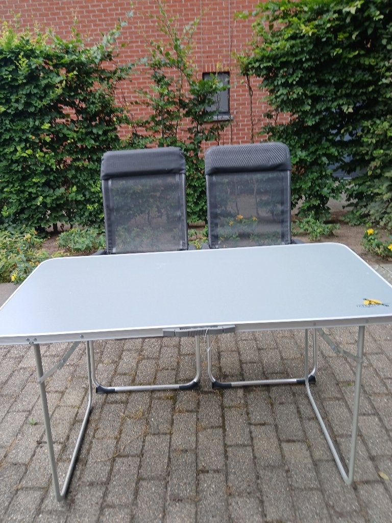 kampeer tafel en stoelen, Ophalen, Zo goed als nieuw, Campingtafel