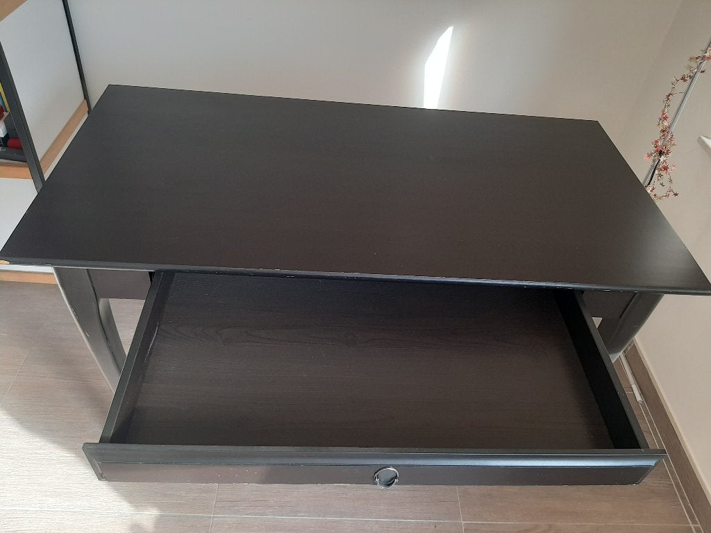 Bureau noir en bois Ikea, Maison & Meubles, Bureaux, Comme neuf, IKEA, Bois, Enlèvement