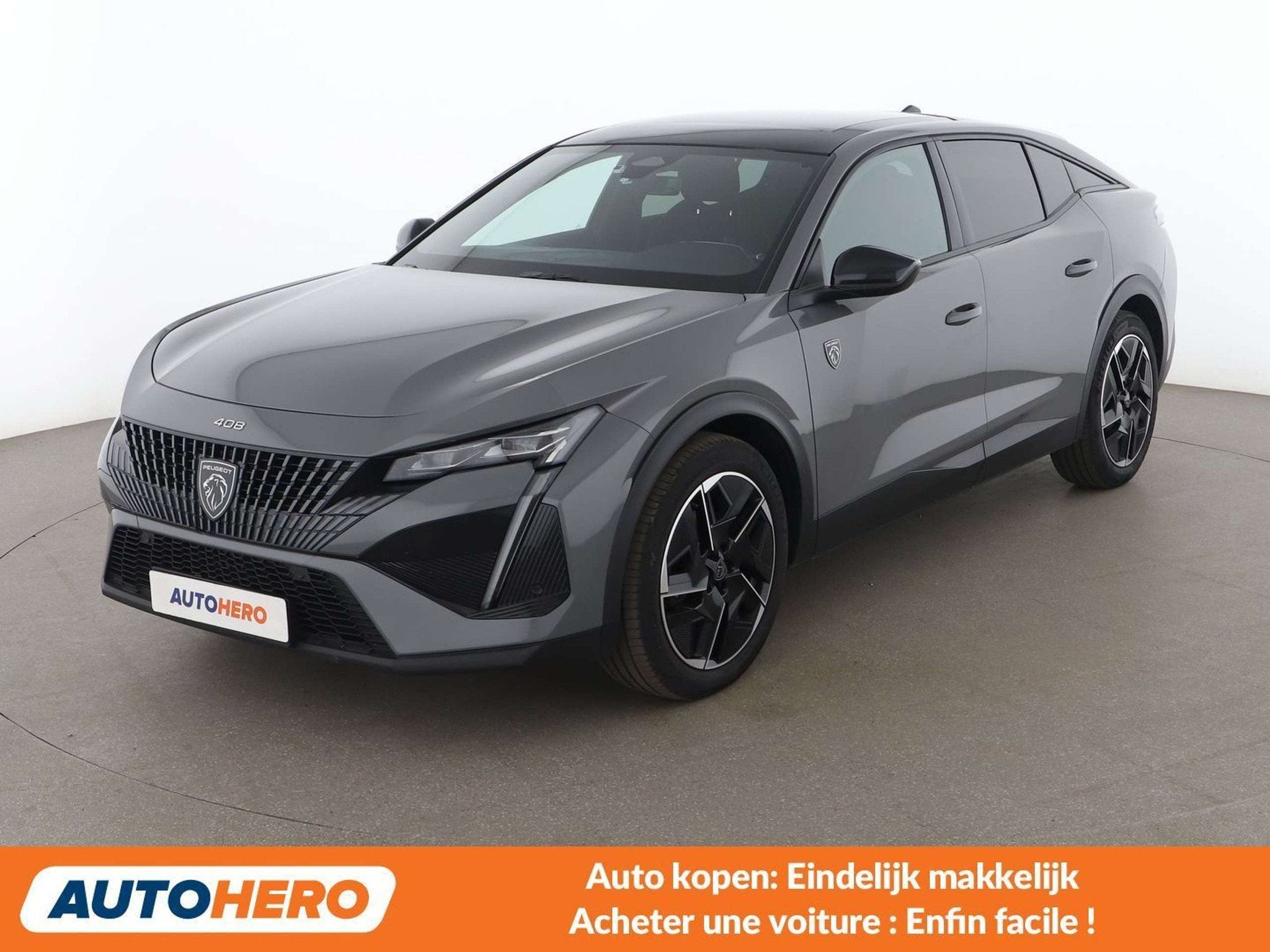 Peugeot 408 1.2 PureTech GT (bj 2024, automaat), Gebruikt, Zwart, 1199 cc, https://public.car-pass.be/vhr/471e094b-165d-4ecc-b745-12c387373d03