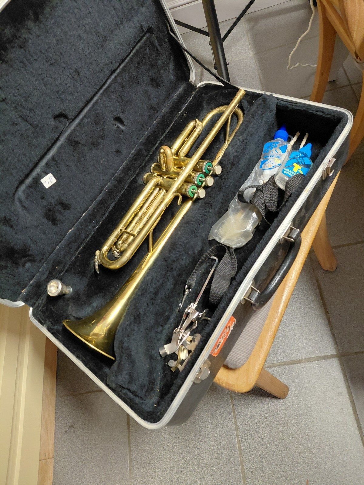 trompet dynamic super, Muziek en Instrumenten, Ophalen, Met koffer