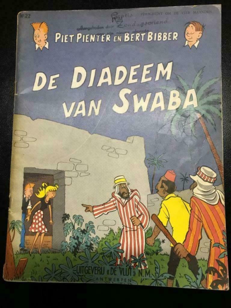 Piet Pienter en Bert Bibber nr 22 De Diadeem van Swaba, Boeken, Eén stripboek, Ophalen, Gelezen