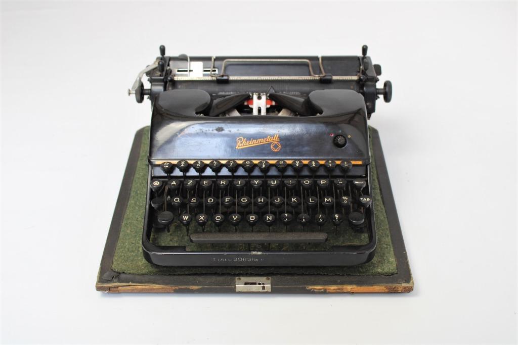 Rheinmetall, oude schrijfmachine, jaren '50, Ophalen, Gebruikt