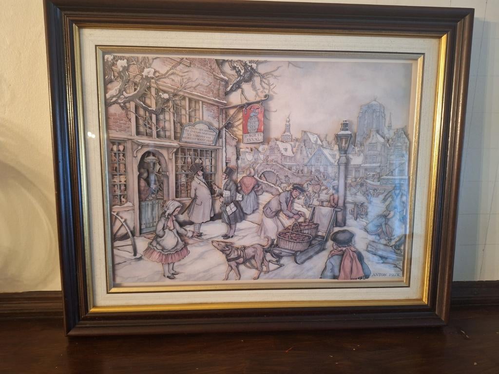 Anton pieck 3d schilderij, Enlèvement