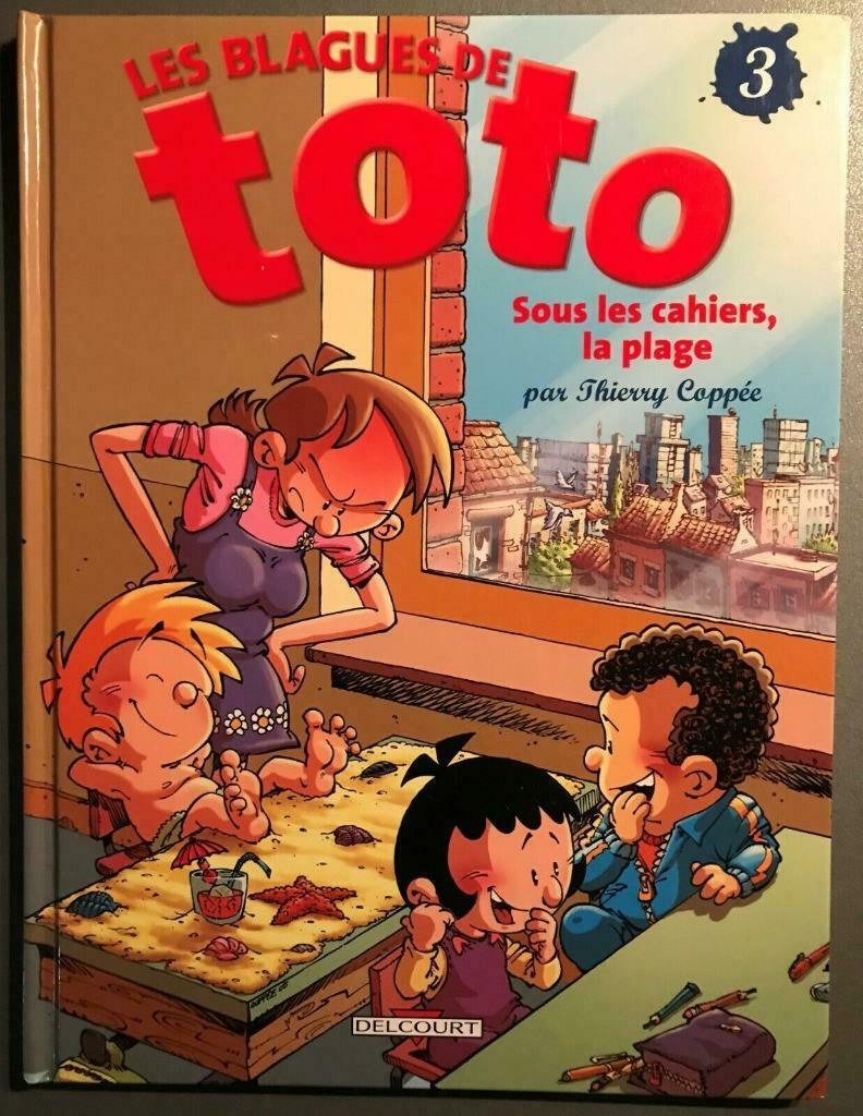 B.D. "Les blagues de Toto N°3: Sous les cahiers, la plage", Livres, BD, Une BD, Enlèvement ou Envoi, Utilisé, Thierry Coppée