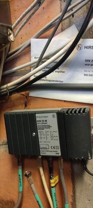 Hirschmann GHV 20M antenneversterker 4 uitgangen., Enlèvement ou Envoi