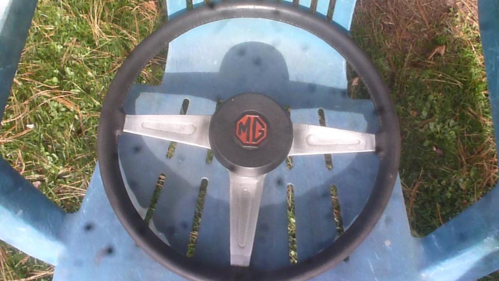 MGB:volant origine alu et cuir, Enlèvement ou Envoi, Utilisé