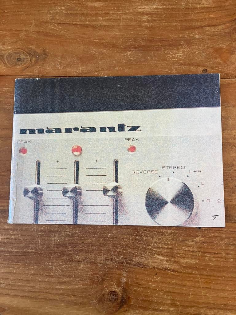 Brochure de vente vintage Marantz 1978, Envoi, Utilisé
