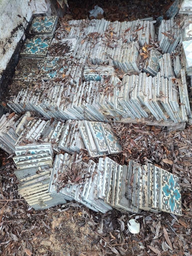 Oude vloertegels, Doe-het-zelf en Bouw, Tegels, Ophalen, Vloertegels