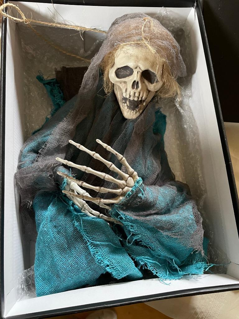 Halloween skelet, Ophalen of Verzenden, Zo goed als nieuw, Feestartikel