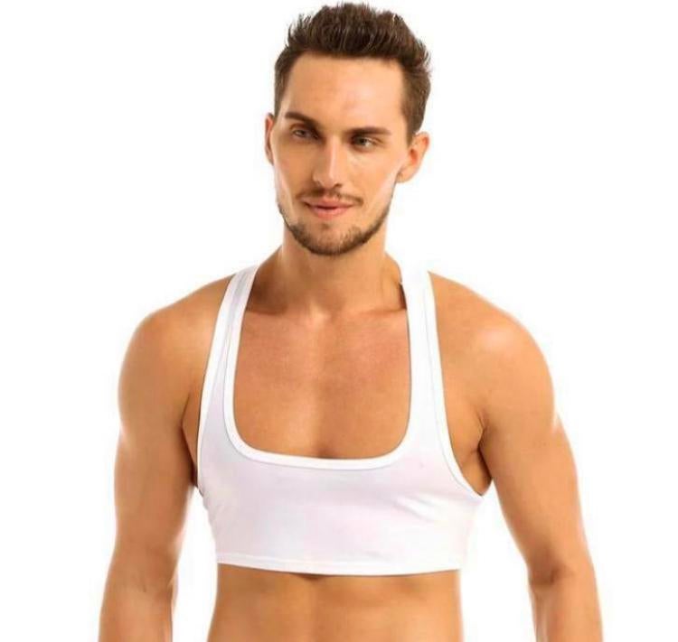 Top court blanc homme taille M, Enlèvement ou Envoi, Blanc, IEFeL