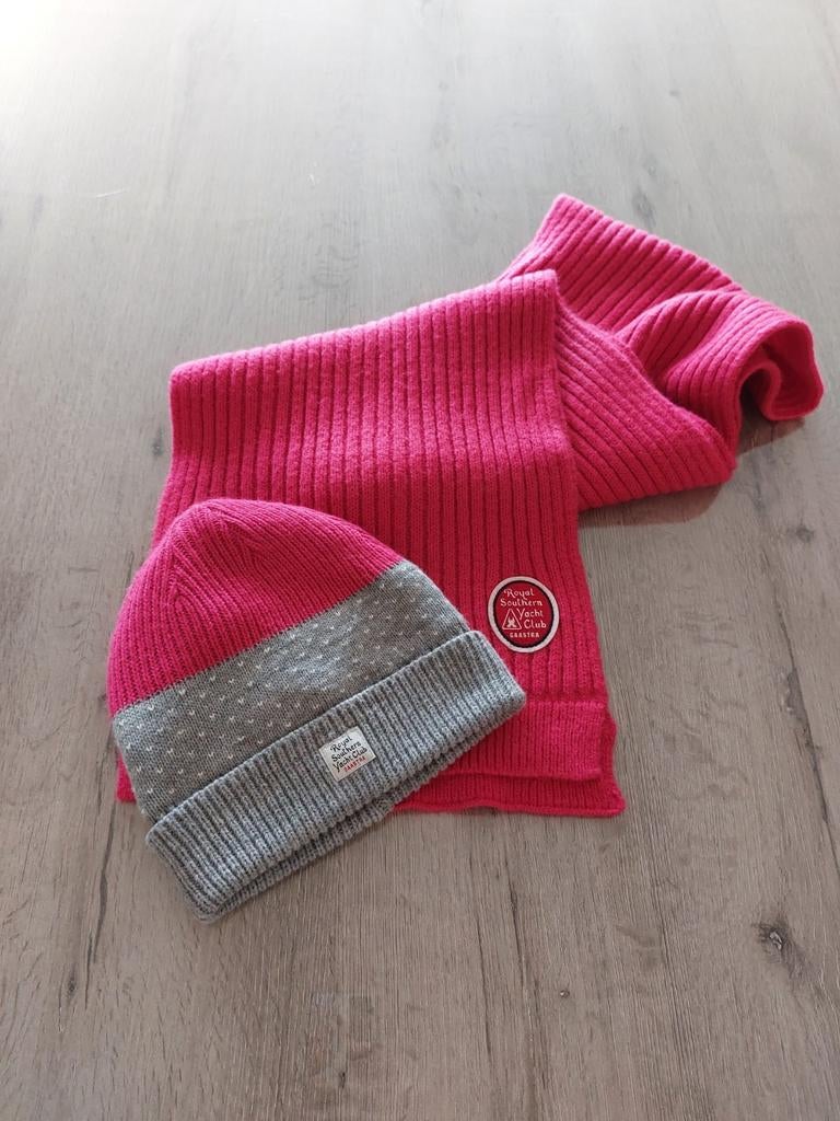 Roze sjaal en muts nieuw. Gaastra, Nieuw, Ophalen of Verzenden, Muts, ANDERE