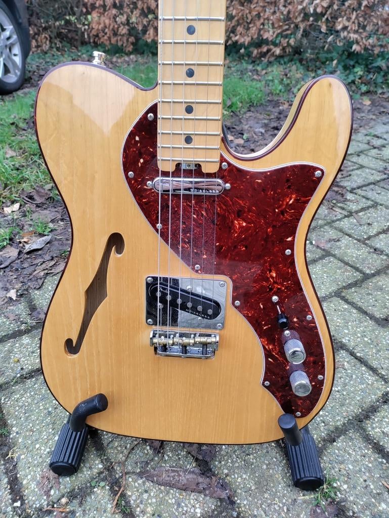 Fender American Elite Telecaster Thinline MN Natural, Musique & Instruments, Enlèvement, Comme neuf, Semi-solid body, Fender