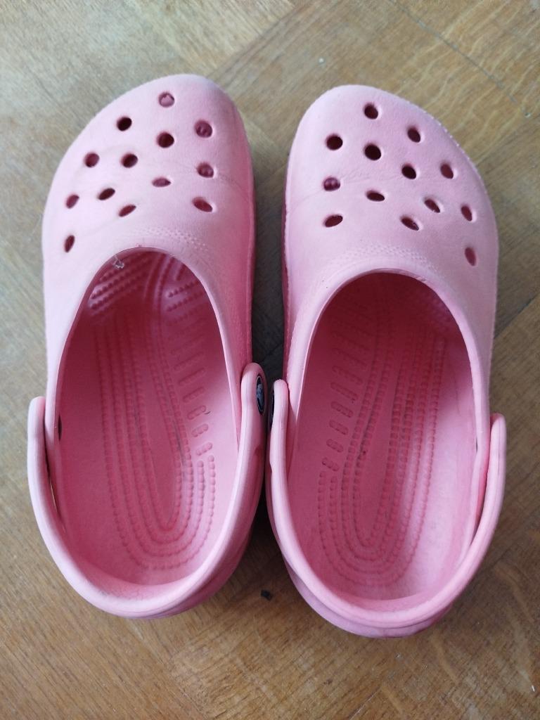 Crocs rose, taille 35, en bon état, Crocs, Enlèvement ou Envoi, Utilisé, Autres types