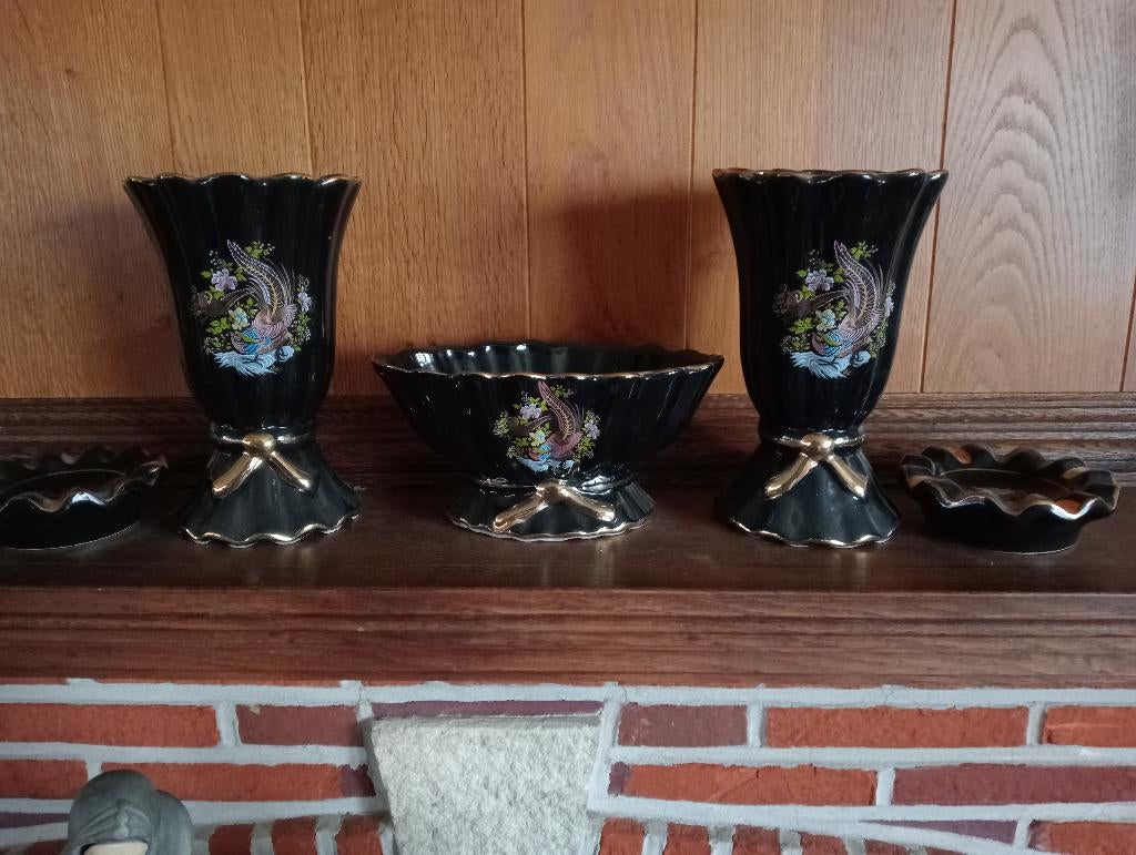 Set vaasjes en 2 asbakken, Ophalen of Verzenden