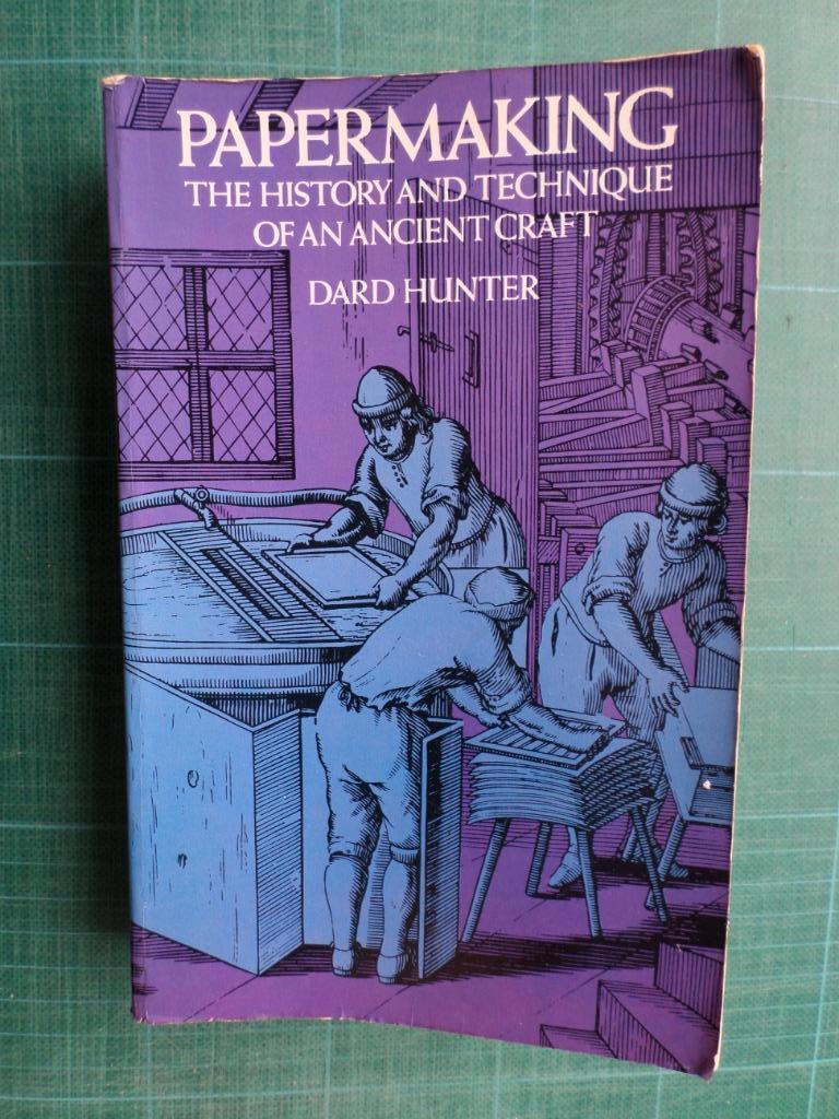 Papermaking-History and Technique of an Ancien Craft-1978, Livres, Technique, Dard Hunter, Enlèvement ou Envoi, Utilisé, Autres sujets/thèmes