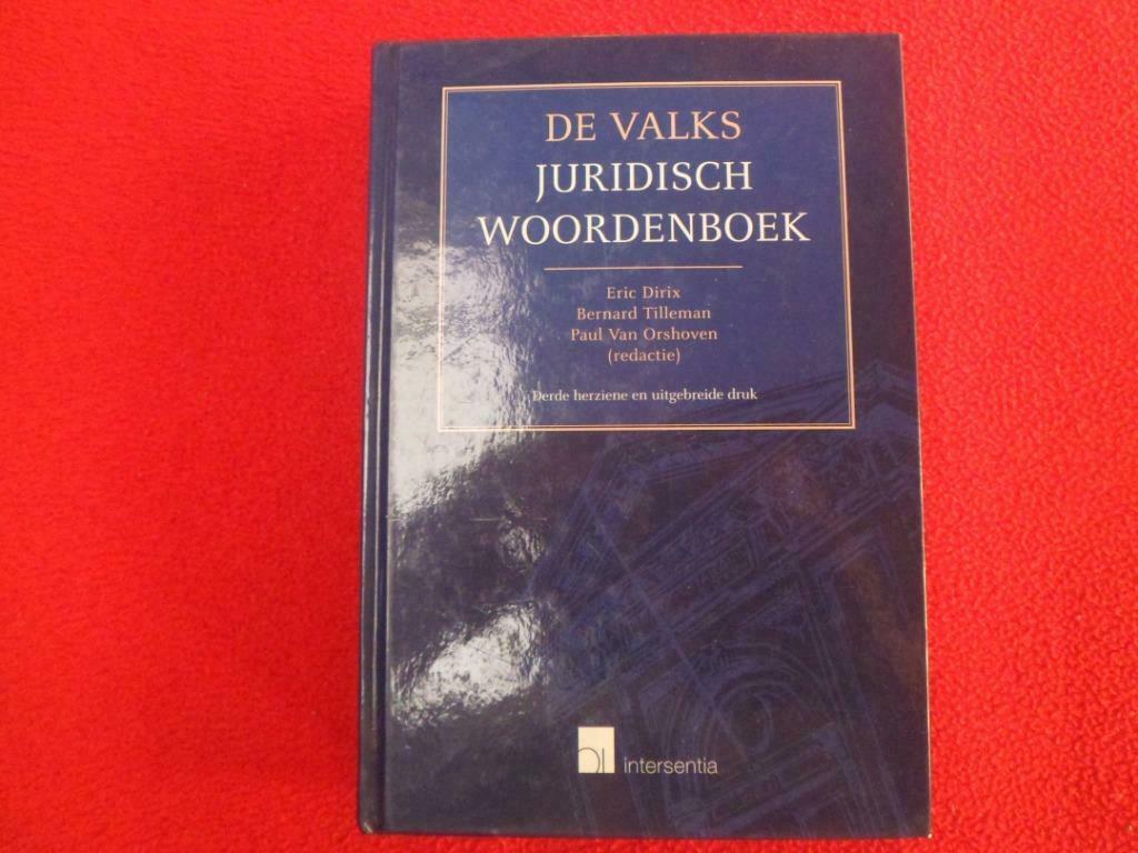 De Valks Juridisch Woordenboek, Ophalen of Verzenden, Zo goed als nieuw, Hoger Onderwijs, E. Dirix, e.a.