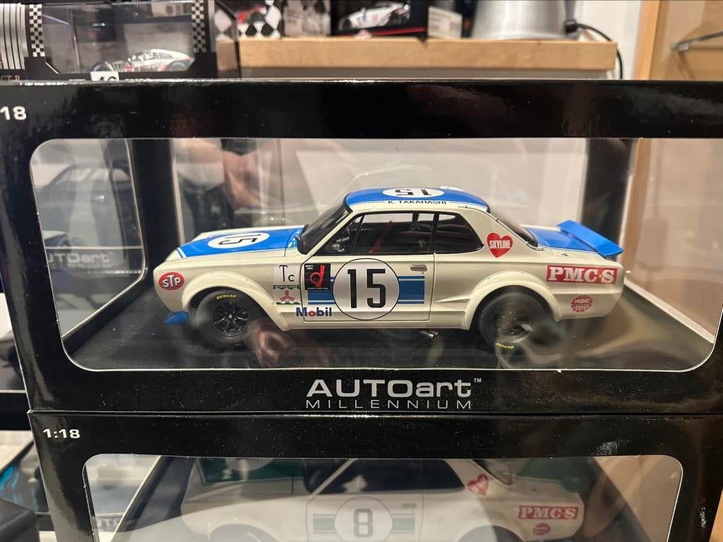 Nissan Skyline GT-R2000 KPGC10 1972 Fuji 300km SpeedRace1:18, Enlèvement ou Envoi, Neuf, Voiture, Autoart
