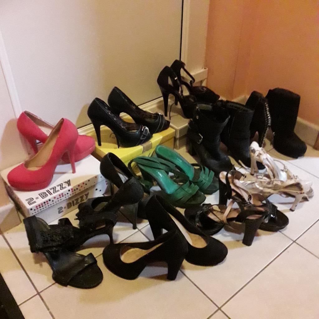 lot schoenen, Verzenden, Gedragen