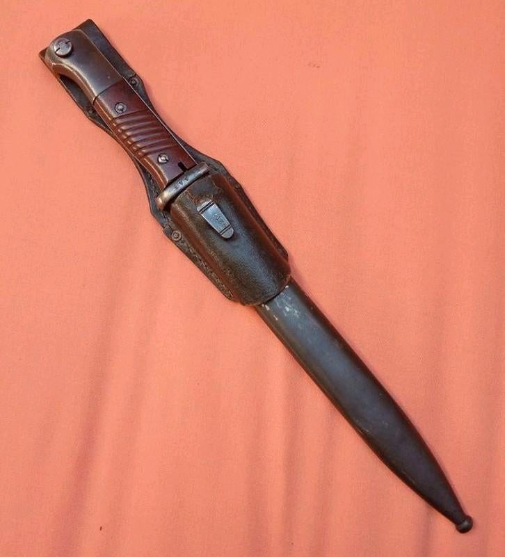 Zeer mooie Duitse wo2 k98 bajonet, Josua Corts Sohn 1938, Verzamelen, Militaria | Tweede Wereldoorlog, Ophalen of Verzenden