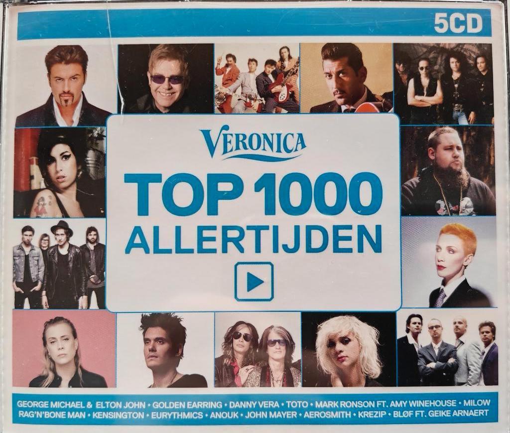 VERONICA TOP 1000 ALLERTIJDEN (5 CDbox verzamel), Cd's en Dvd's, Ophalen of Verzenden, Zo goed als nieuw