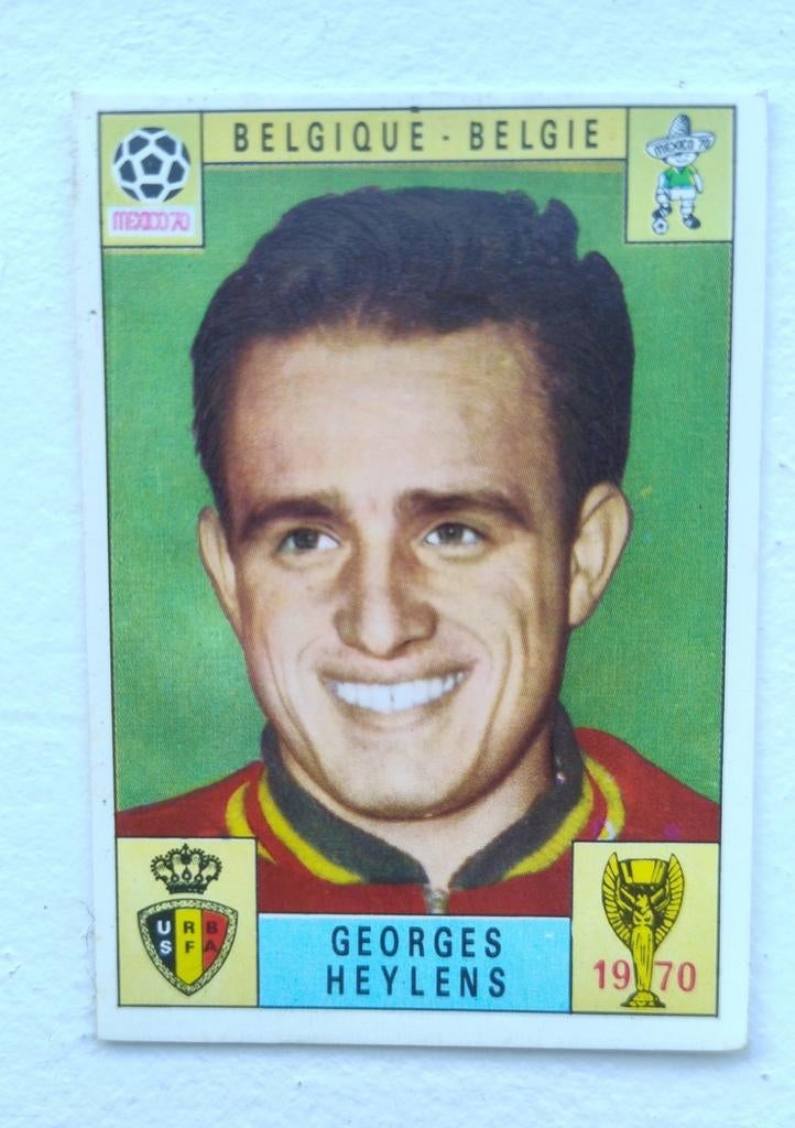 Panini Mexico 70: Belgium - Georges Heylens., Ophalen of Verzenden, Zo goed als nieuw