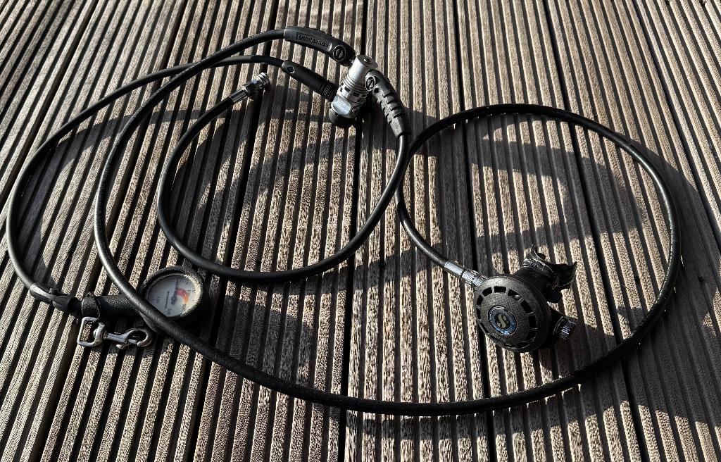 Ademautomaat Scupabro MK25 met G250 tweede trap., Watersport en Boten, Duiken, Ophalen, Gebruikt, Overige typen