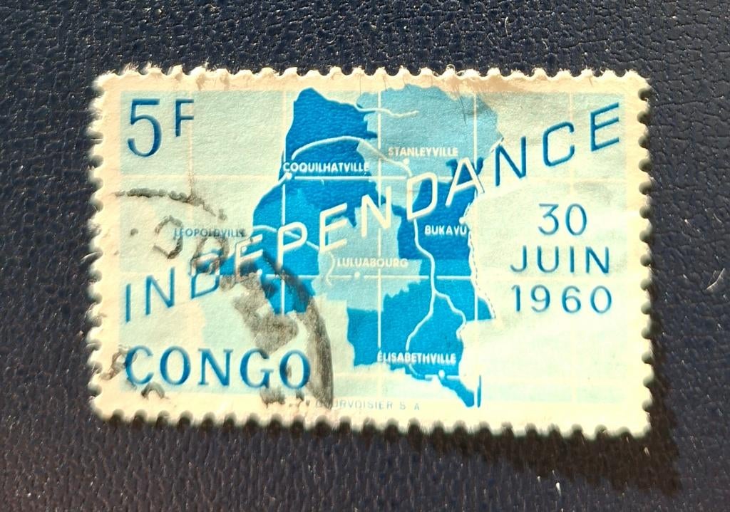 Timbre OBP 378 de la République du Congo, Enlèvement ou Envoi, Affranchi