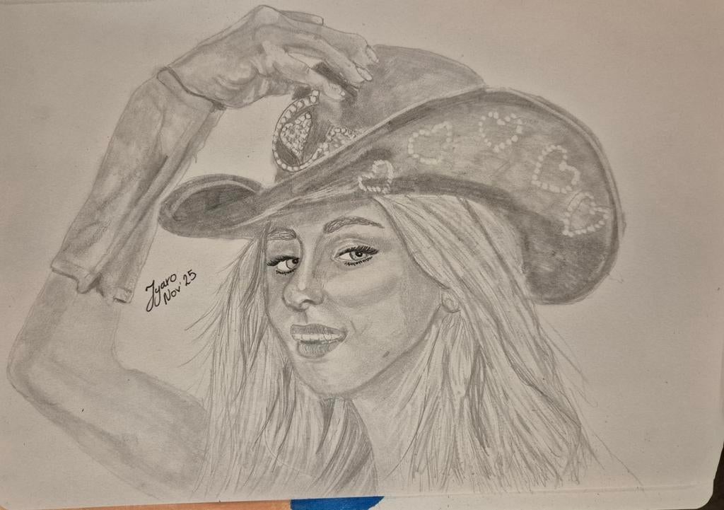 Camille portret tekening a4, Antiek en Kunst, Ophalen of Verzenden